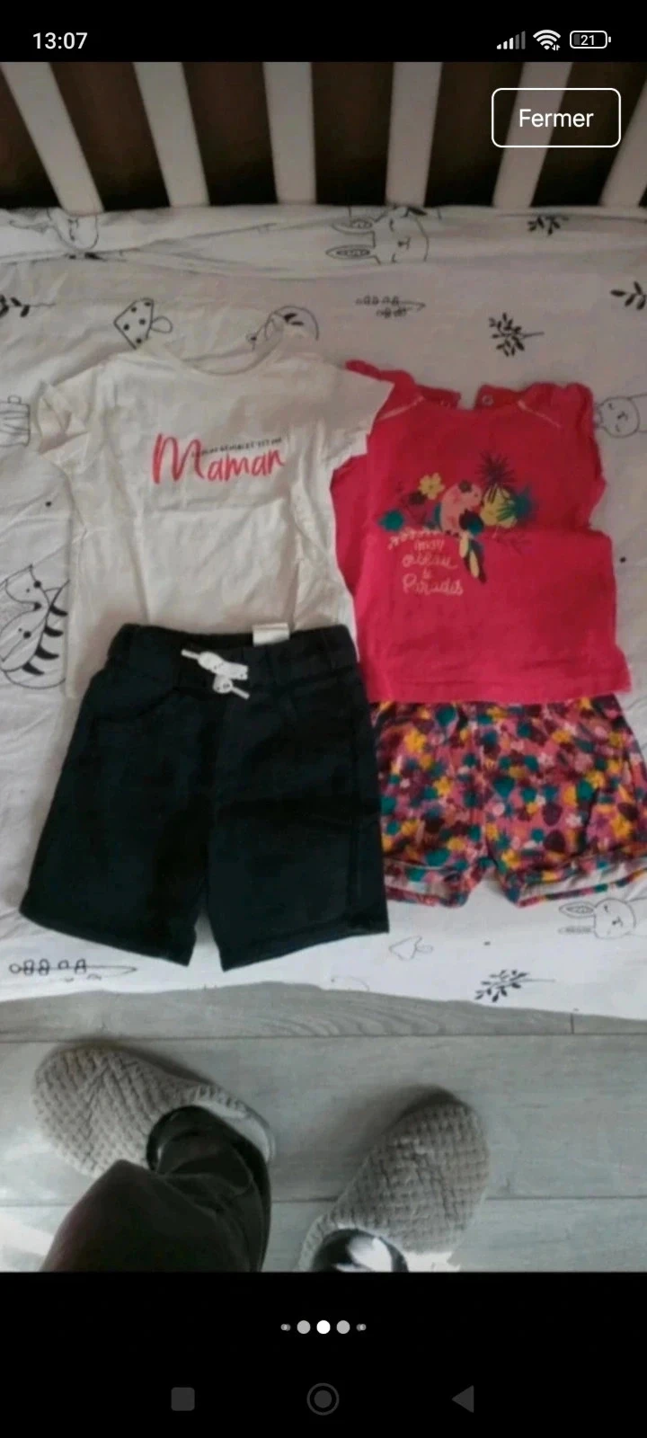Lot de roupas para meninas 12 meses primavera verão – photo 6